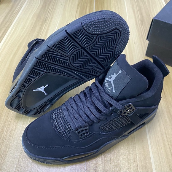 Jordan Other - Jordan 4 Retro Black Cat -Men’s Mid Sleek Shoes Sneakers -Size 9.5